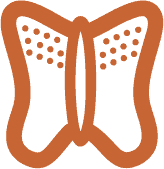 butterfly icon - vlinder pictogram